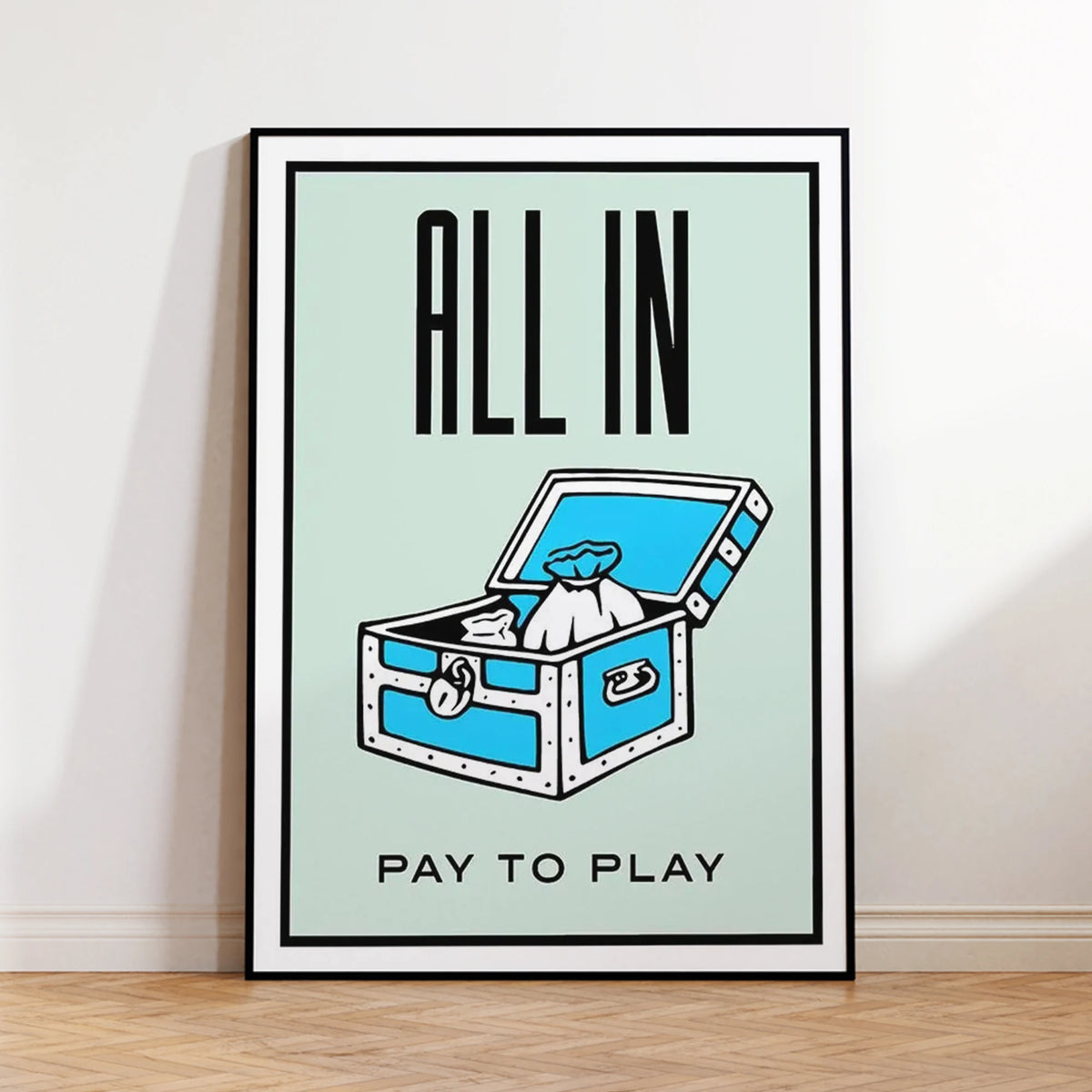 Take The Risk Motivational Quote Canvas Wall Art