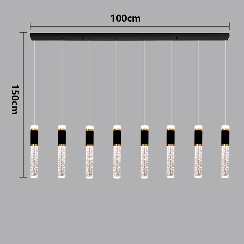 Remote dimming crystal chandelier adjusting its color temperature