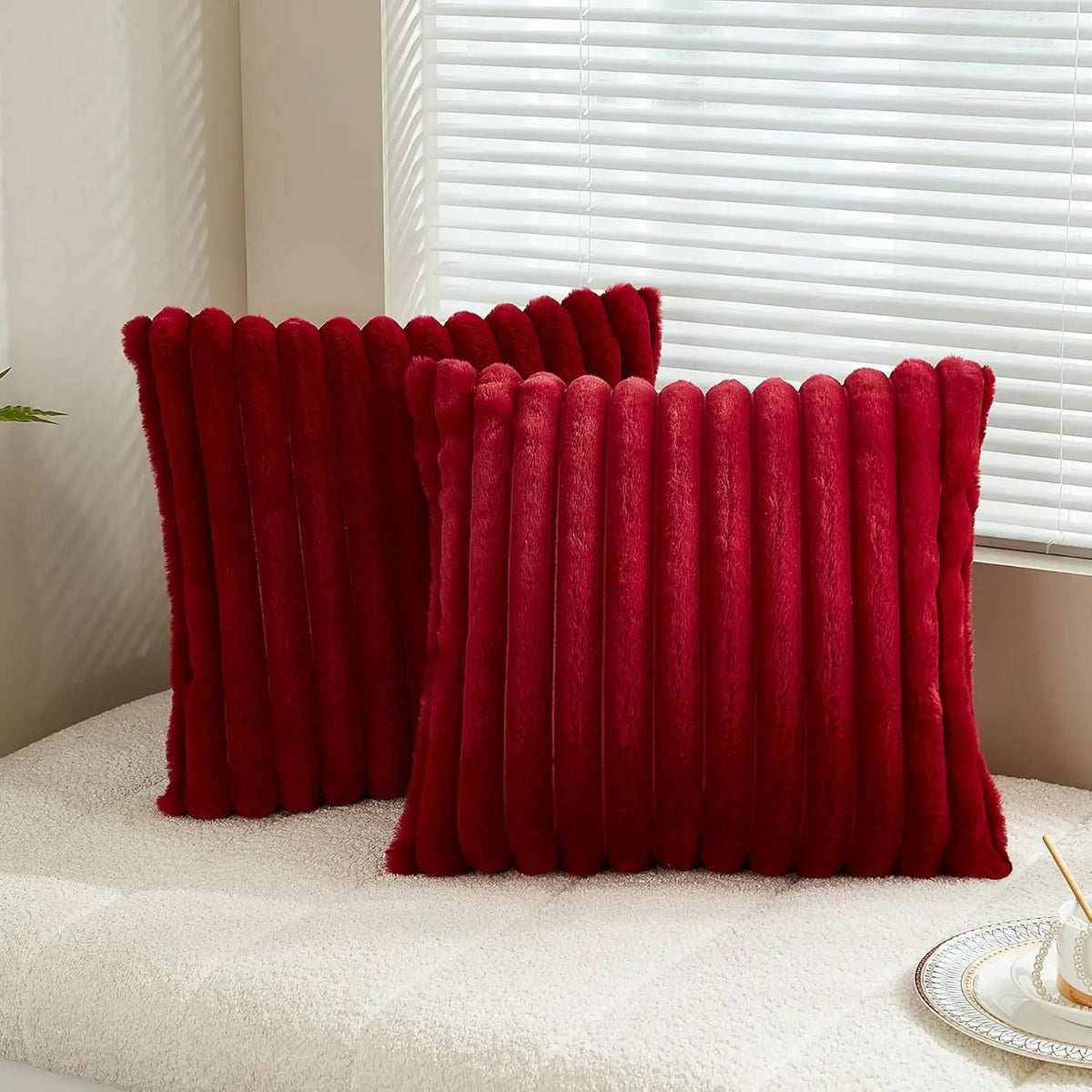Woven Stripe Throw Pillow Cover