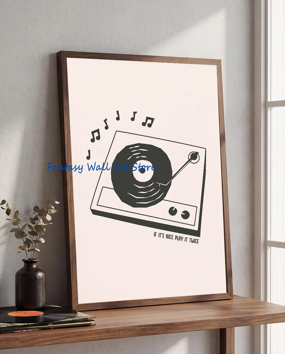 Retro Music Vinyl Record Canvas Wall Art