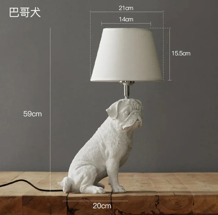 Puppy Dog Novelty Table Lamp