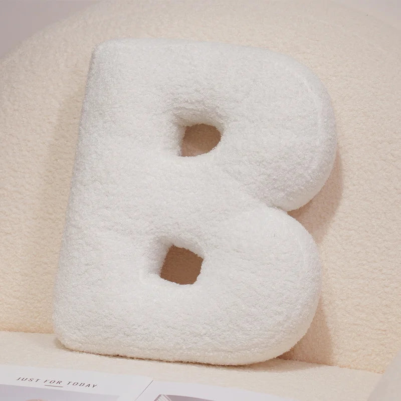 Alphabet Letter Plush Pillow