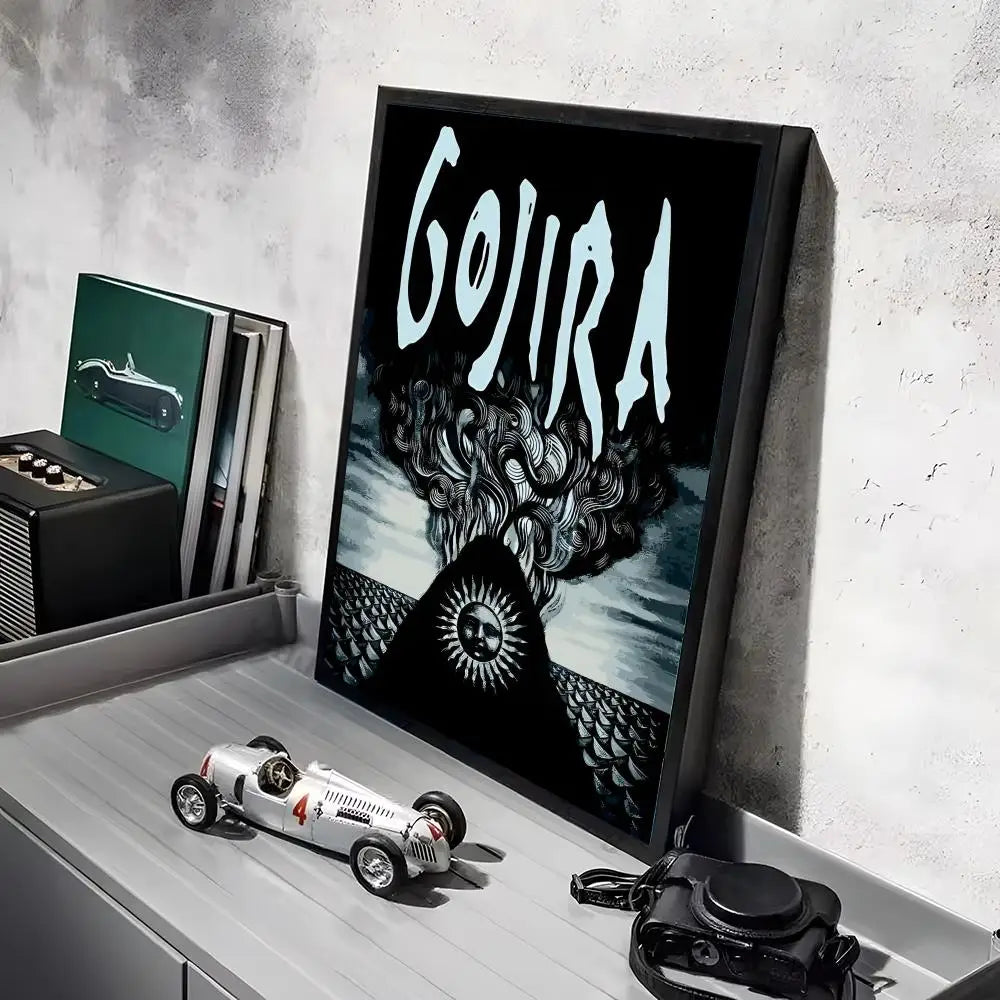 Gojira Metal Band Poster Canvas Wall Art Print