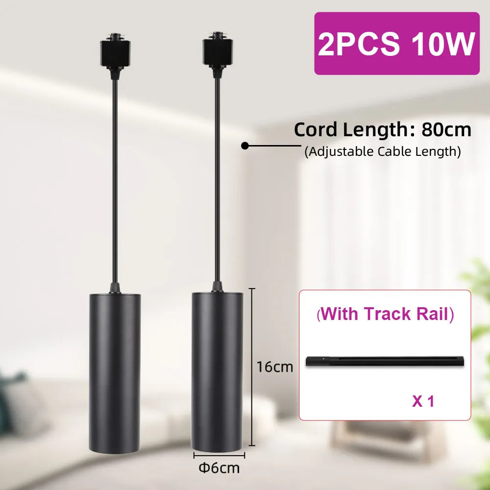 LED Track Pendant Light