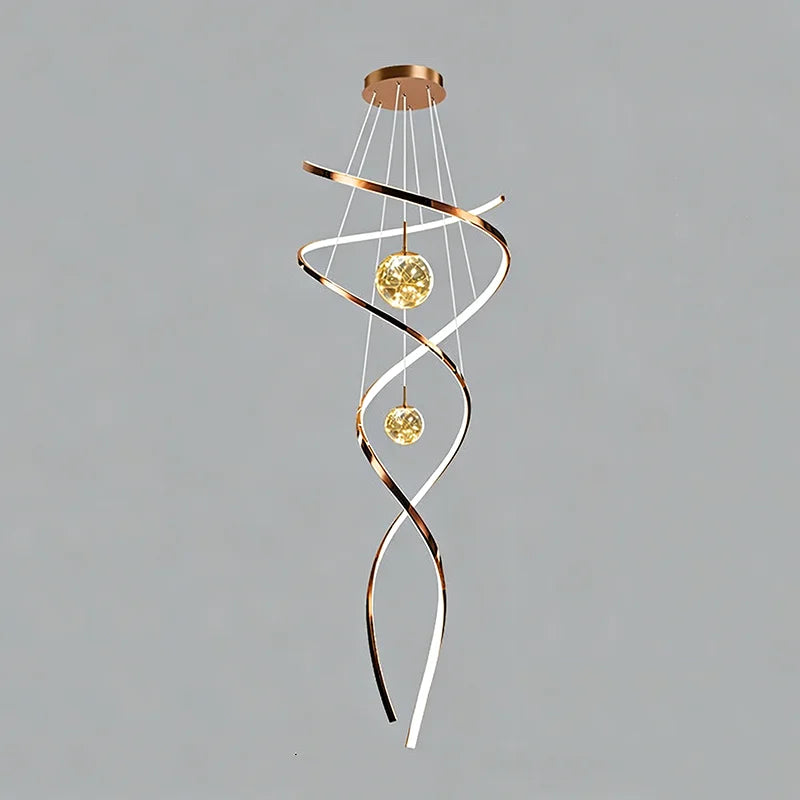 Tall crystal chandelier, 100 cm diameter, on a cord pendant suspension