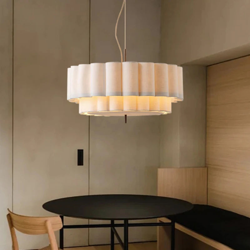Wabi Sabi Drum Pendant Light