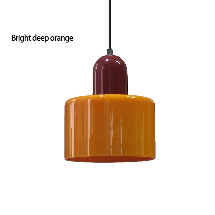 Colorful Glass Globe Pendant Light