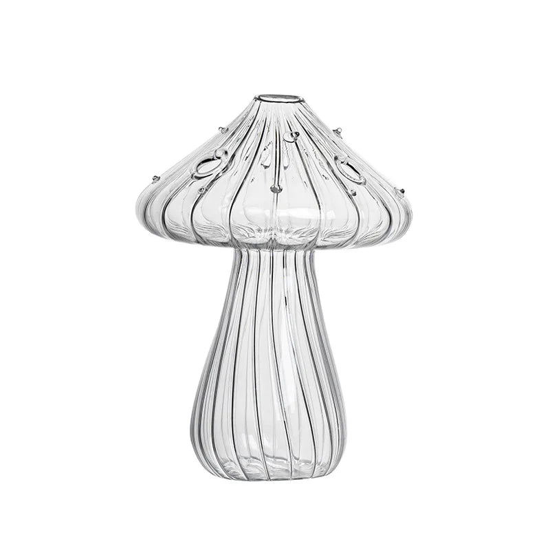 Jelly plastic vase collection in three available styles displayed
