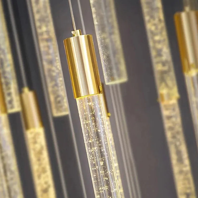 Crystal Multi Rod Chandelier