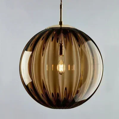 Glass Globe Pendant Light