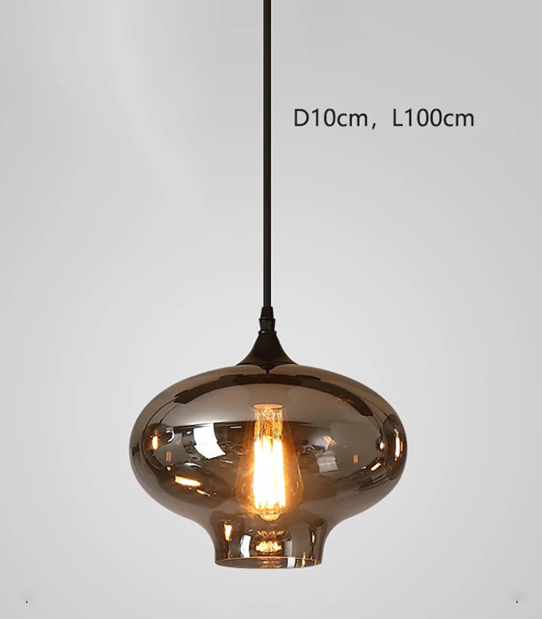 Glass Ring Multi Head Chandelier