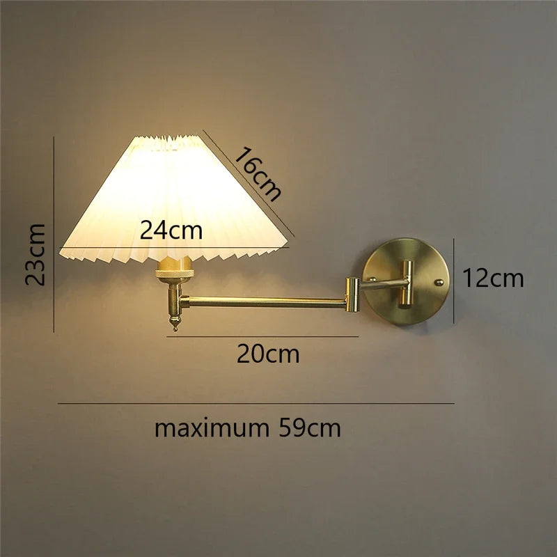 Nordic Folding Swing Arm Wall Sconce