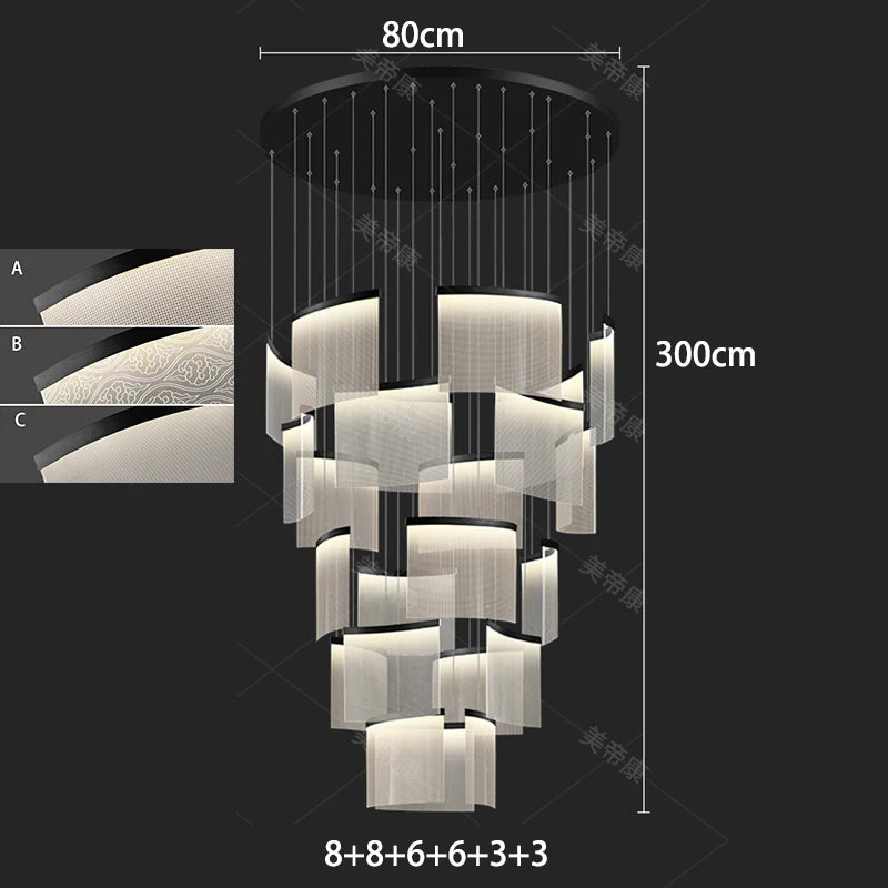 Twenty eight head chandelier, 23.6 in across, with a 118.1 in drop