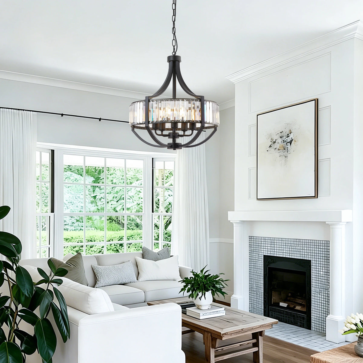 Black Crystal Chandelier