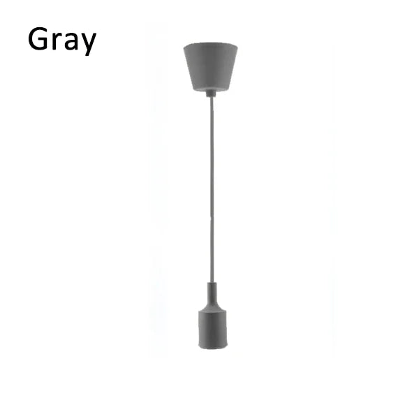 Colorful Silicone E27 Pendant
