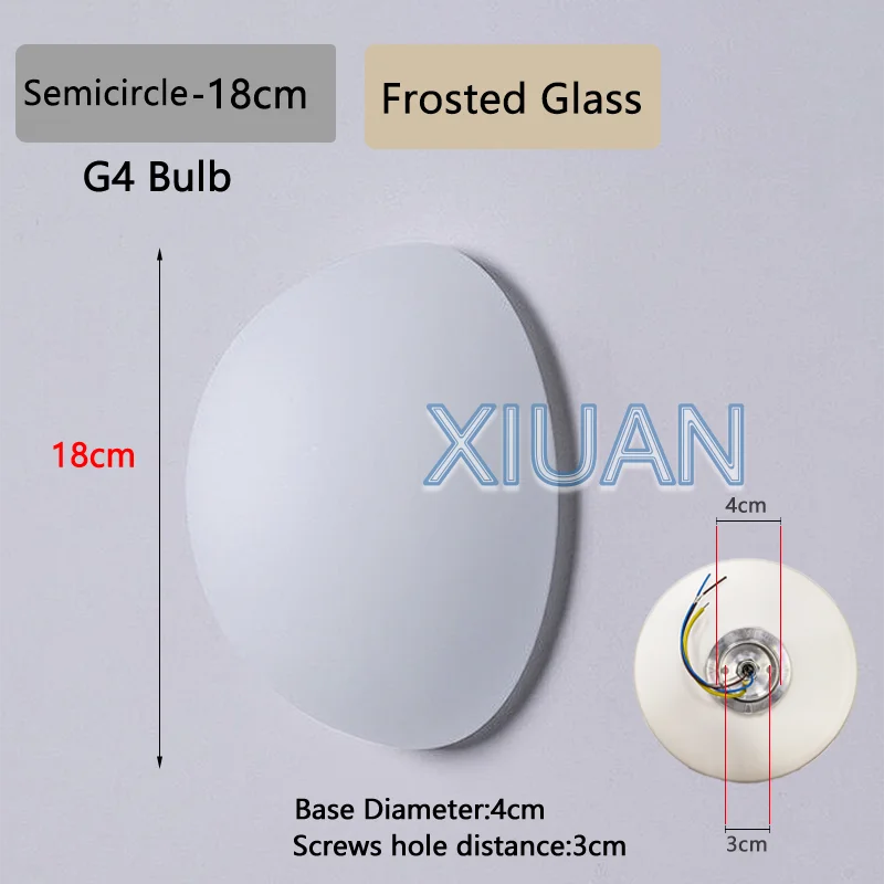 French Bauhaus Glass Ball Wall Sconce