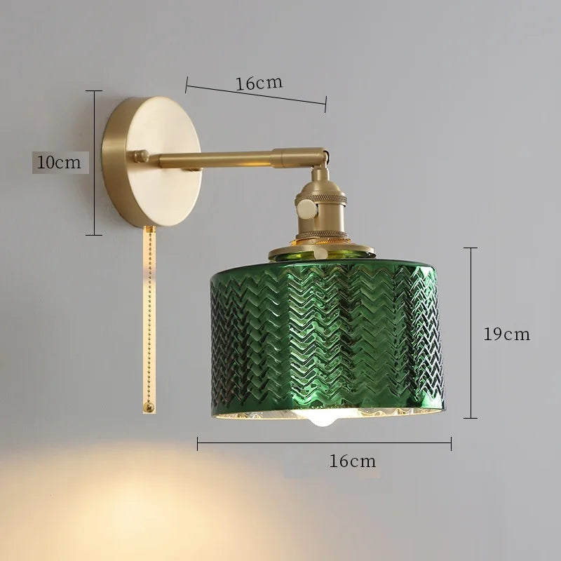 Nordic Glass Switch Wall Sconce