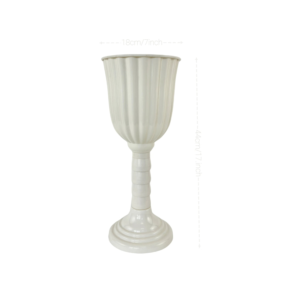 Cylinder flower vase wedding centerpiece gold silver white