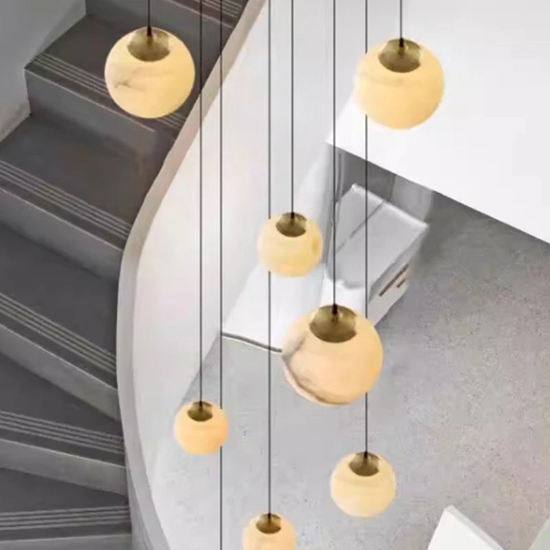 Sixty head rod chandelier in black, 31.5 inches wide by 196.9 inch drop