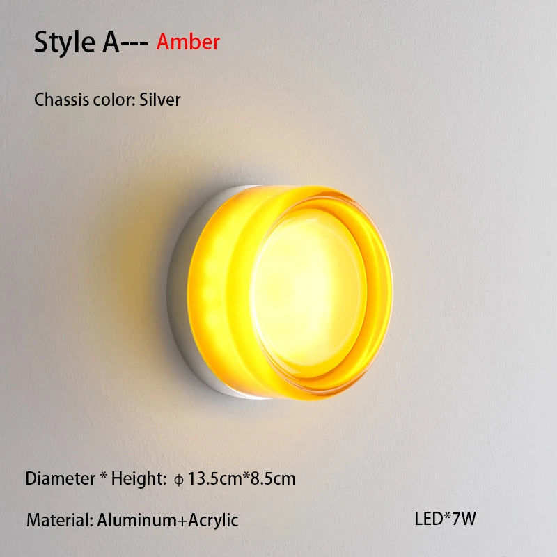 Nordic Acrylic Outdoor Wall Sconce