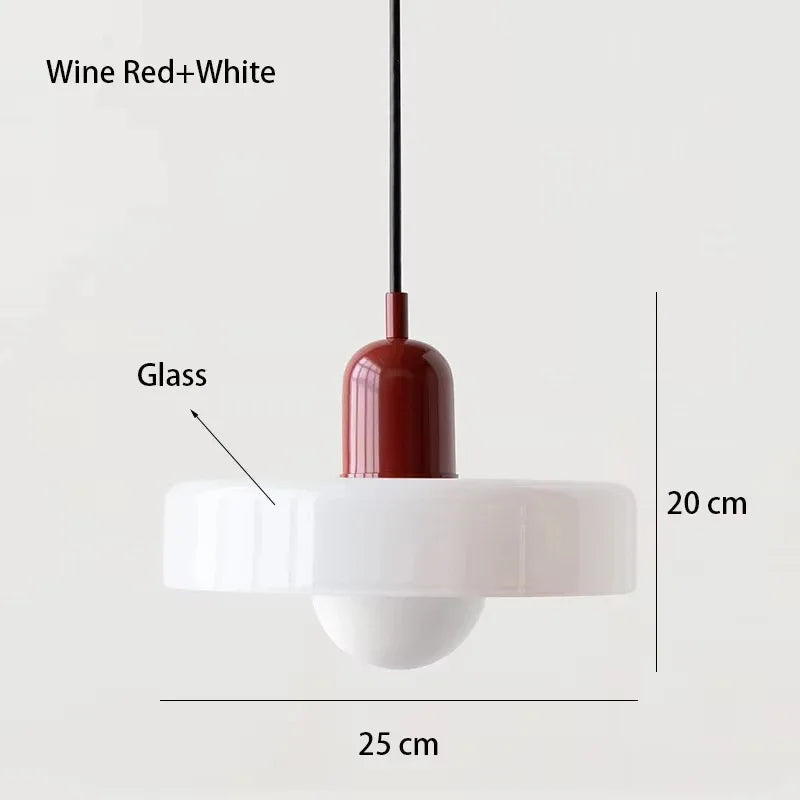 Glass chandelier shade with iron collar and adjustable wire length
