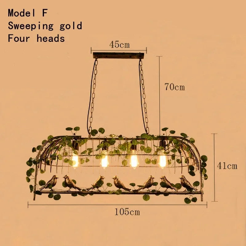 Iron Birdcage Pendant Light