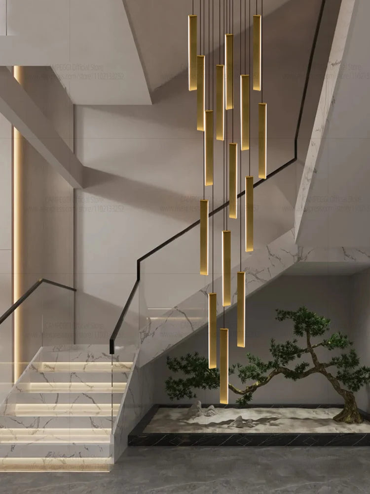 Ten rod chandelier, 15.7 in across, with a 118.1 in adjustable drop