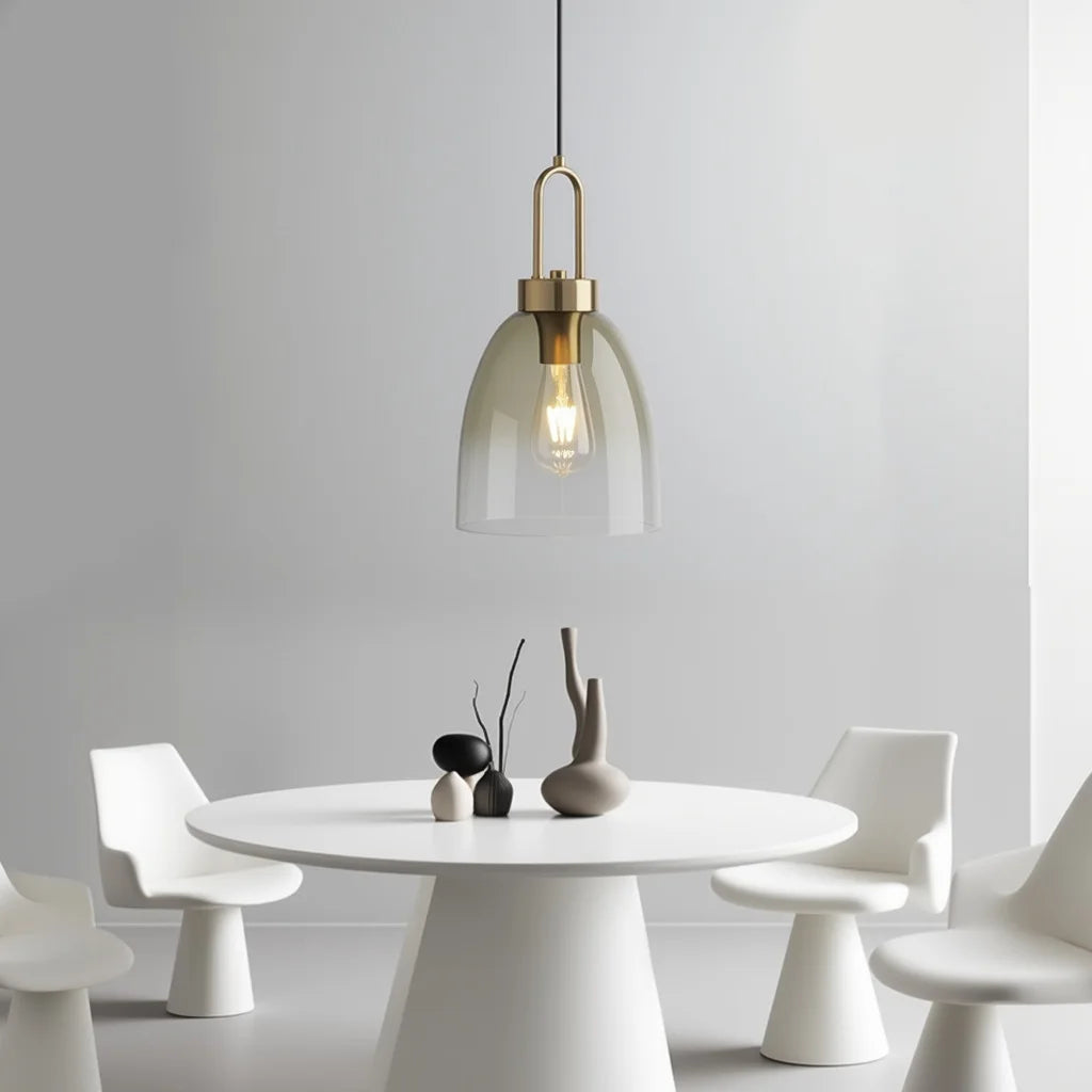 Industrial Metal Globe Pendant Light