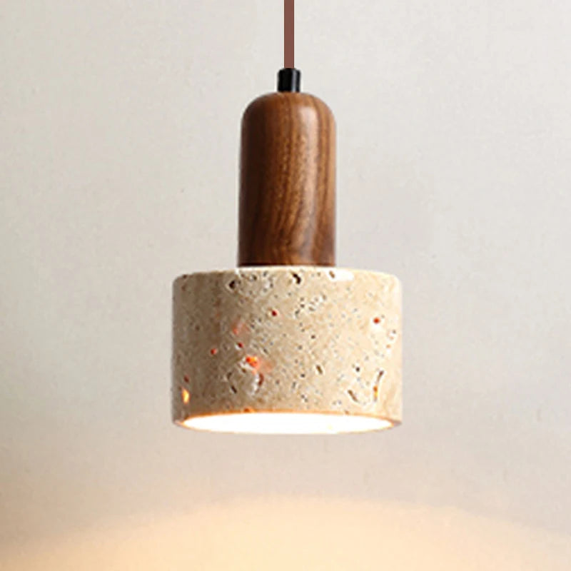 Travertine Wabi Sabi Pendant Lamp