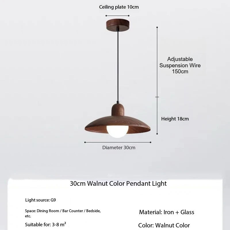 Wabi Sabi Wood Grain Pendant