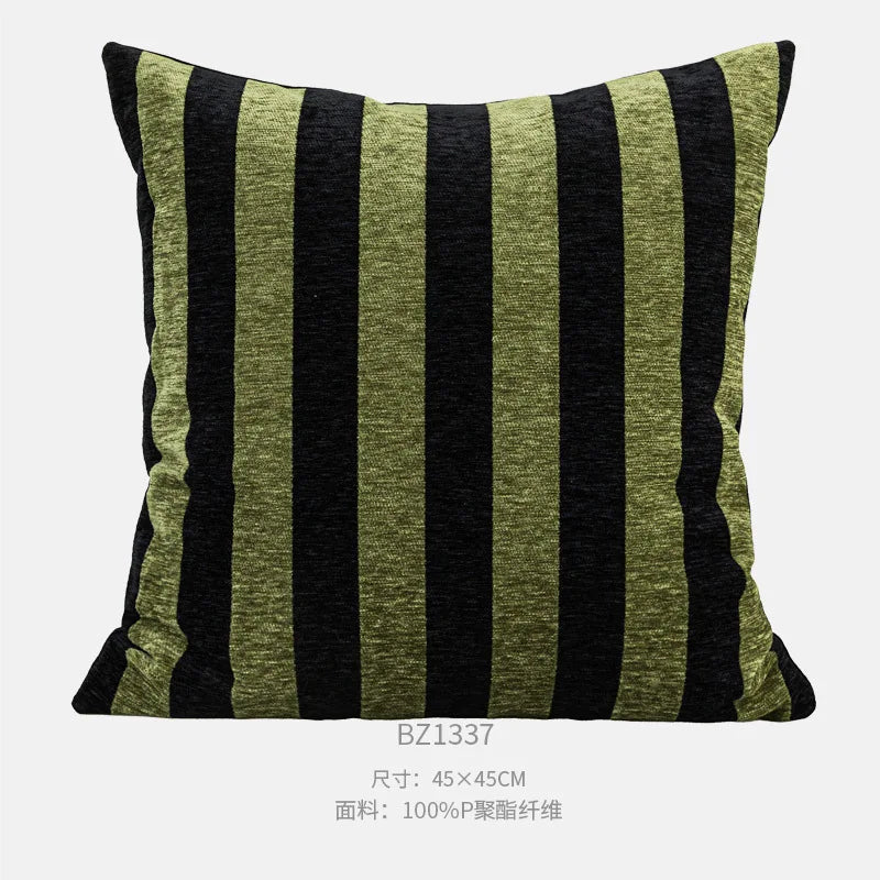 Geometric Jacquard Throw Pillow Cover