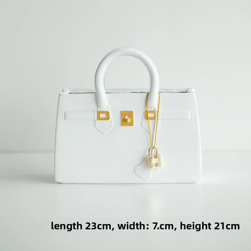 Minimalist bag shaped flower vase wedding table interior décor