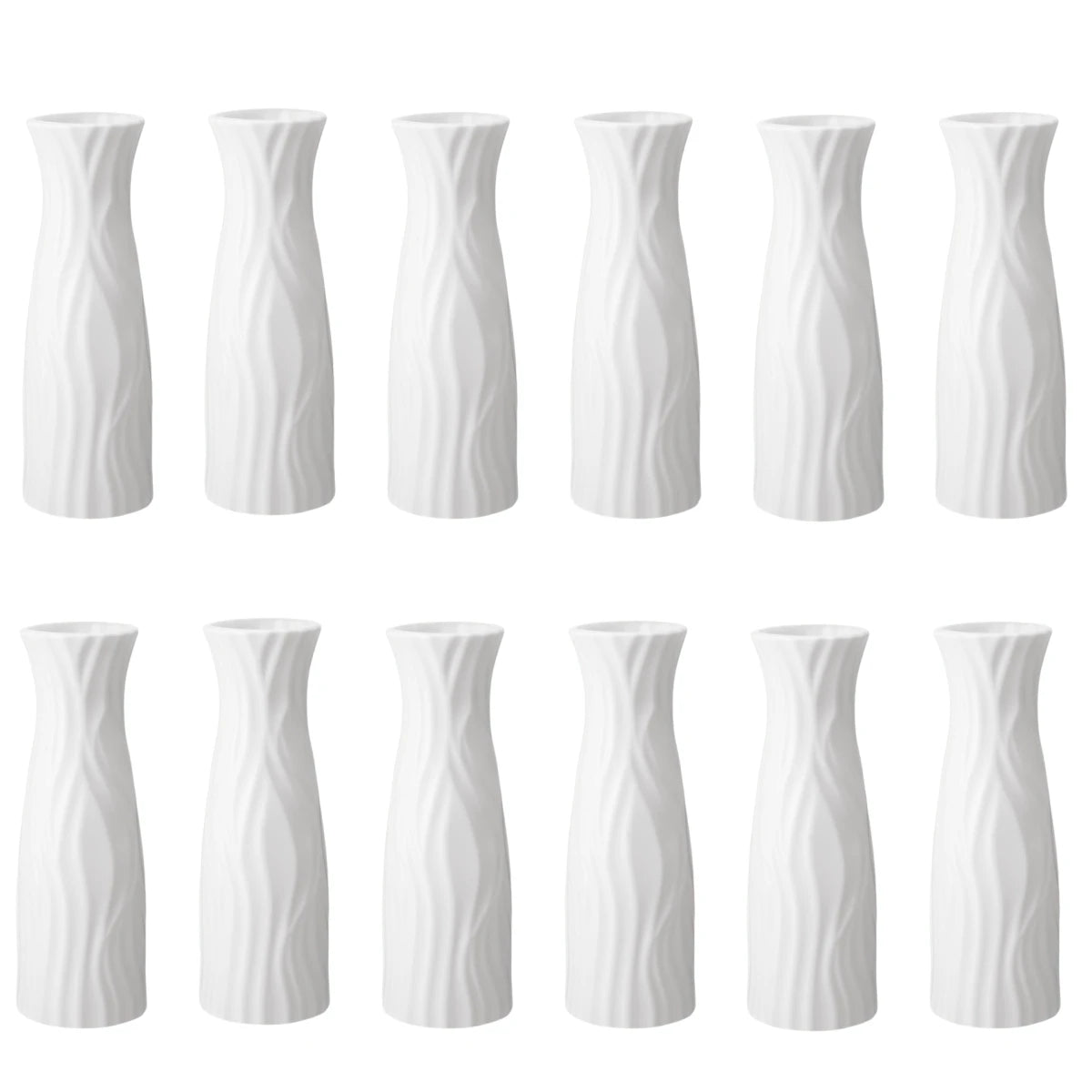 Close-up of small Nordic plastic bud vase texture detail