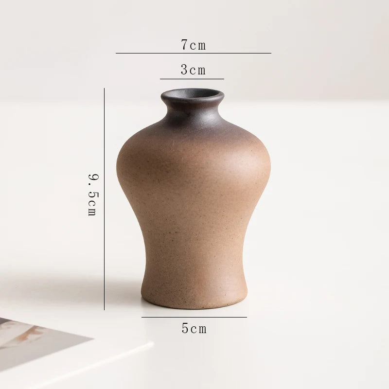 Stone Shape Ceramic Mini Vase Hydroponic Gift | Aurelia