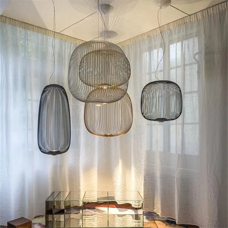 Spokes Birdcage Pendant Lamp