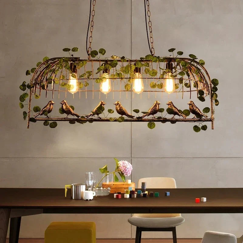 Iron Birdcage Pendant Light