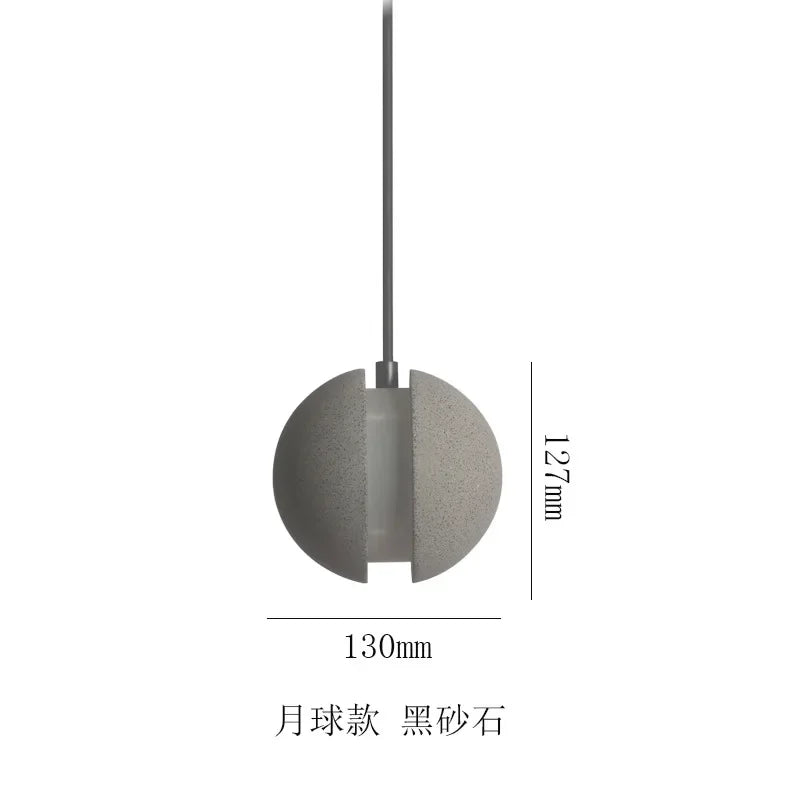 Concrete Stone Pendant Light