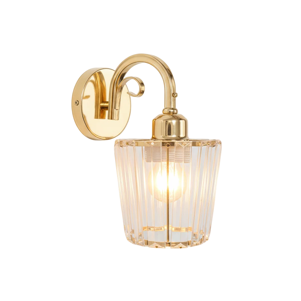 Nordic Modern Brass Wall Sconce