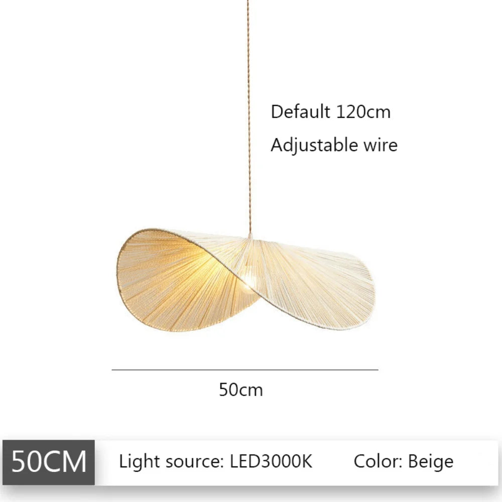 Boho Rattan Pendant Light