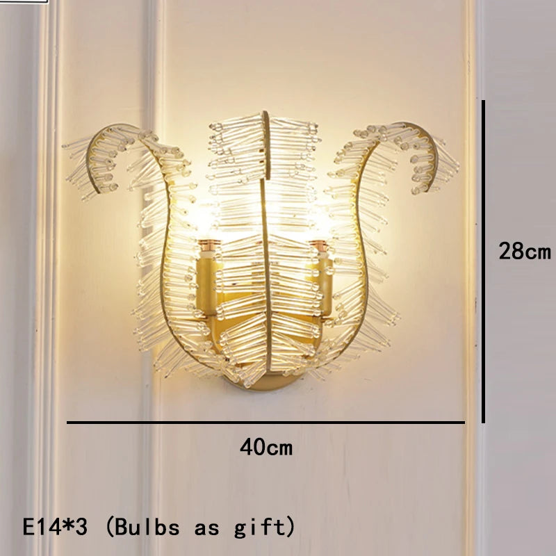 Crystal chandelier, 31.5 in across, for a living room ceiling