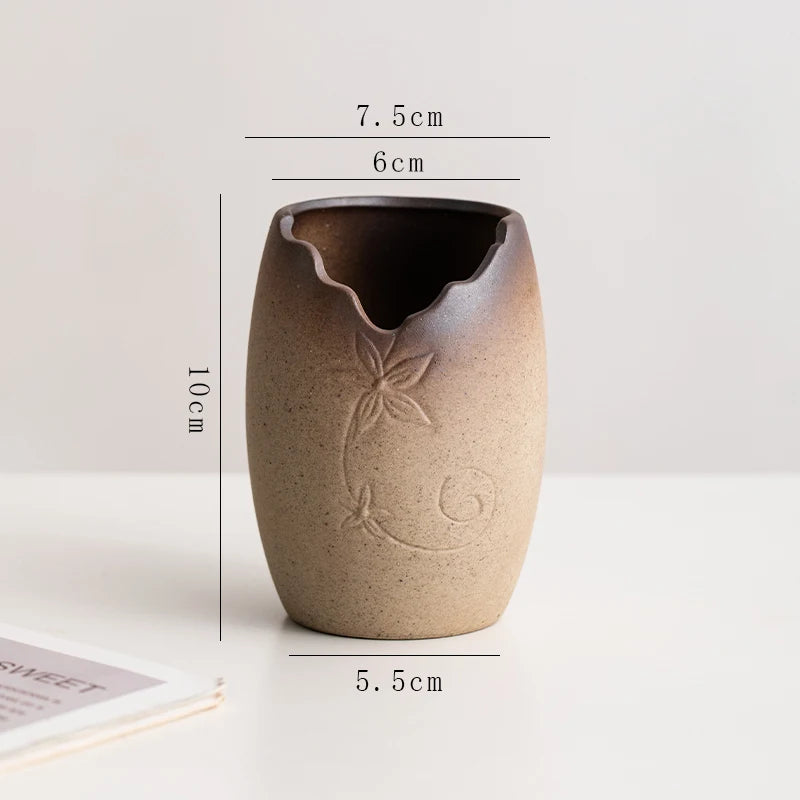 Stone Shape Ceramic Mini Vase Hydroponic Gift | Aurelia