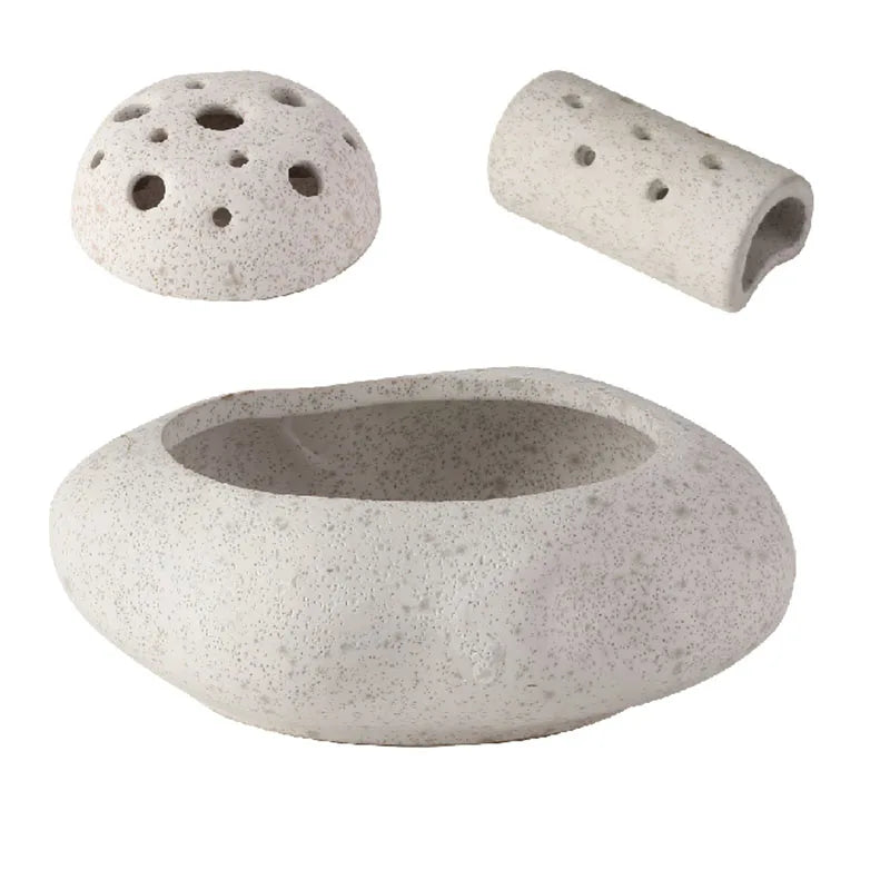Lotus Seedpod Ceramic Decorative Vase