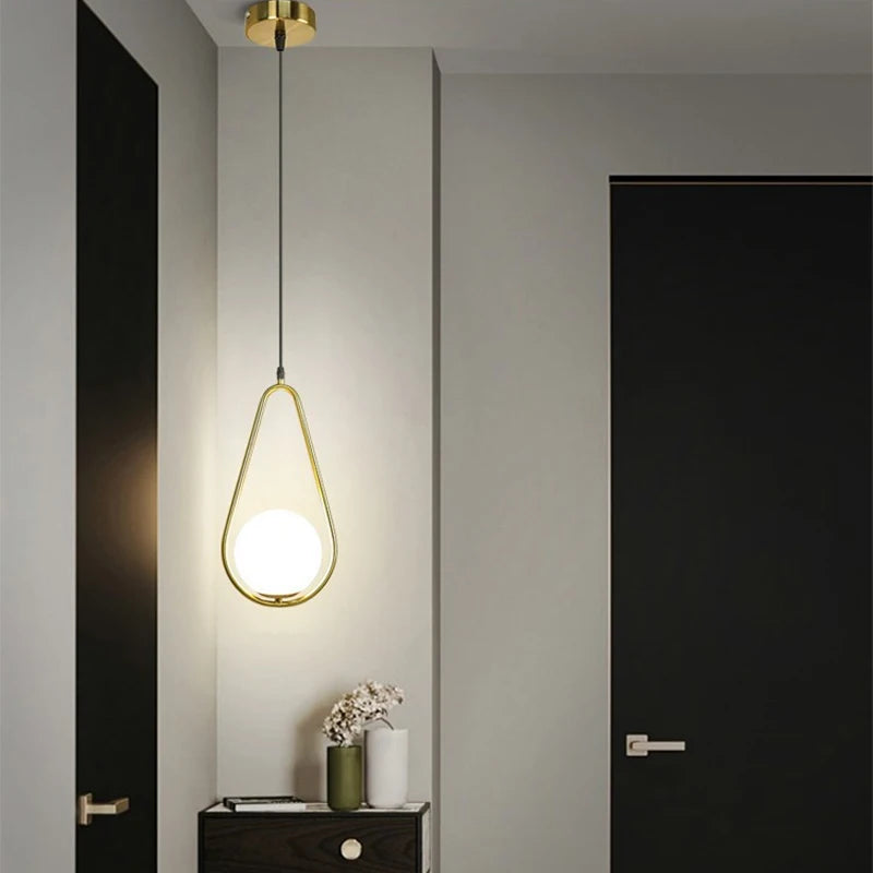 Metal Cage Pendant Light