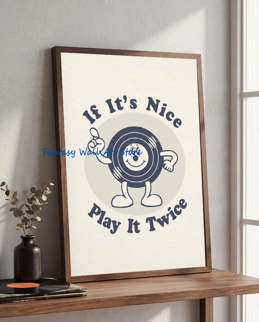Retro Music Vinyl Record Canvas Wall Art