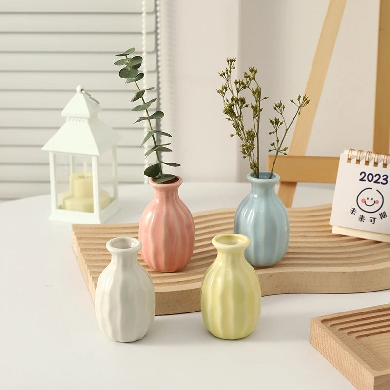 Nordic Ceramic Mini Vase Set