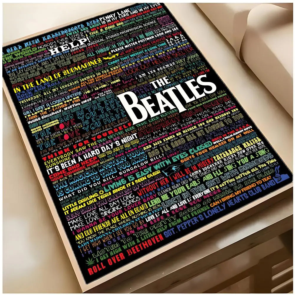 The Beatles Classic Rock Music Canvas Wall Art