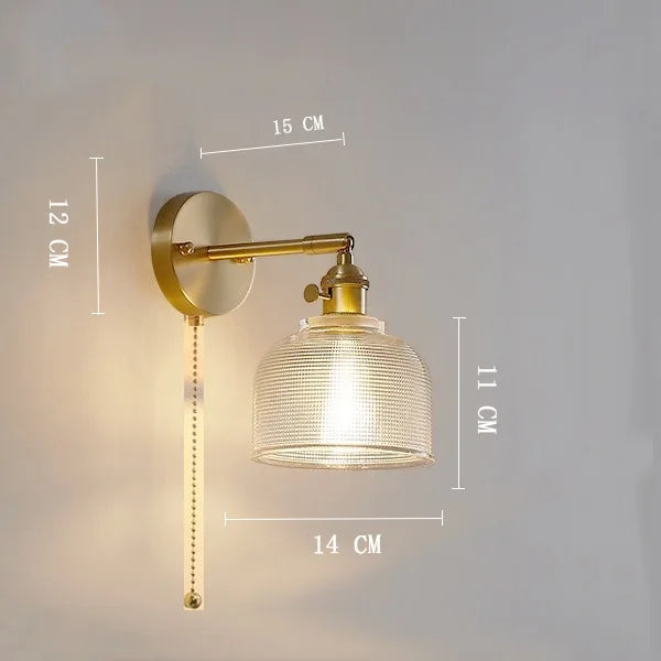 Nordic Glass Switch Wall Sconce