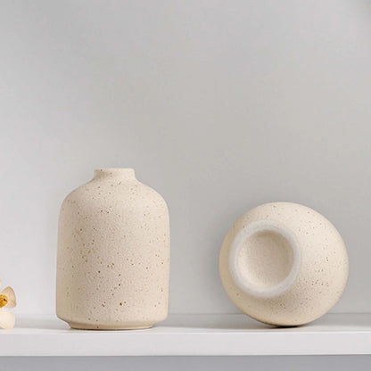 Modern boho ceramic vase for entryway and living room floral décor