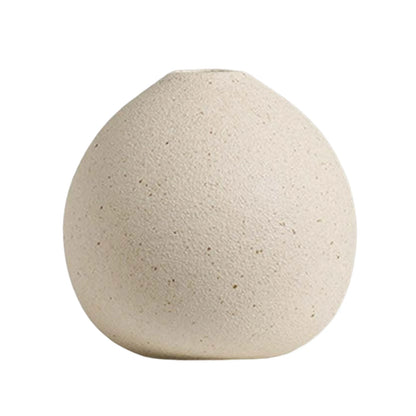 Modern boho ceramic vase for entryway and living room floral décor