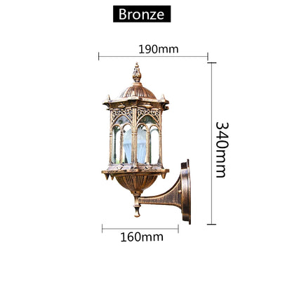 Retro Weatherproof E27 Outdoor Wall Sconce